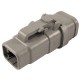 279541 - 4 circuit male DTM housing with heatshrink gland. (1pc)